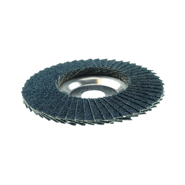 Weiler 4" Tiger DiscFlap Disc, Conical (TY29), Aluminum Backing, 36Z, 5/8" 50502 - main